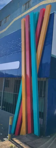Fachada para comércio, escola, clínica. 