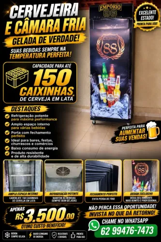 Câmara fria e freezer