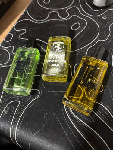 3 Perfumes Invctus, Ferrari Black, 212 Vip Black