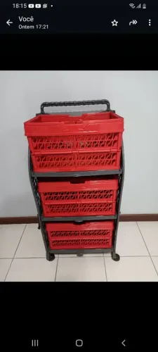 Carrinho de compras prático