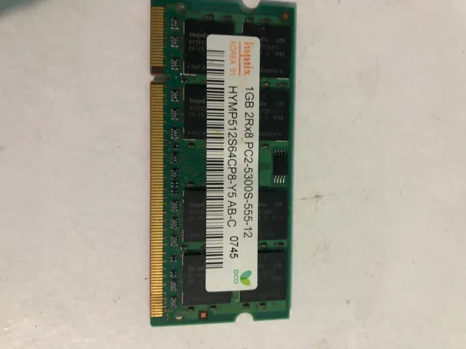 Placa de memória RAM 1GB DDR2