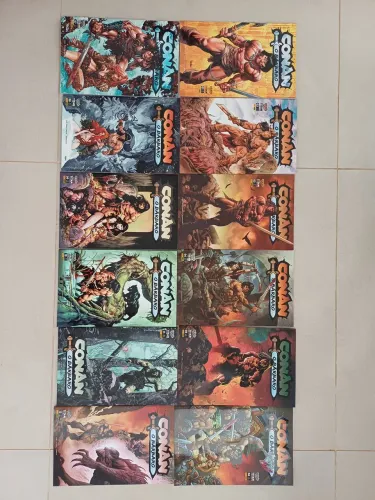 Hq Conan o Bárbaro vol. 1 a 12 - ed. Panini 2024 a 2026