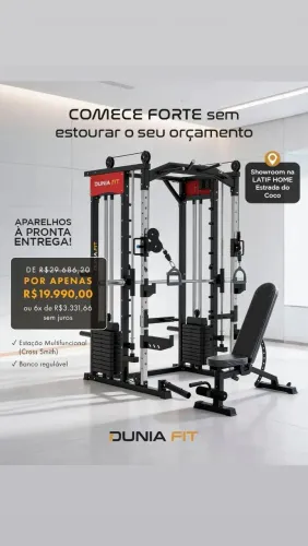 Cross Smith importado com banco regulável de brinde