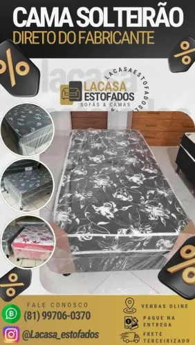 CAMA BOX - SOLTEIRO