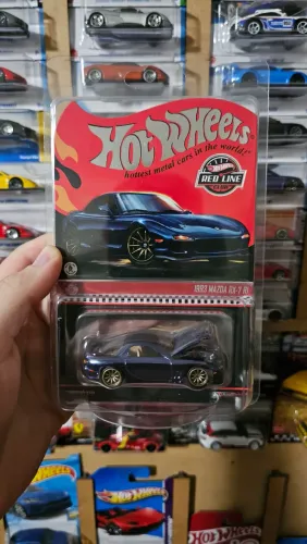 Mazda RX7 Hotwheels RLC azul
