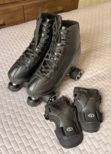 Patins Quad Klassic Traxart Seminovo 39/40 + Protetor de punho G