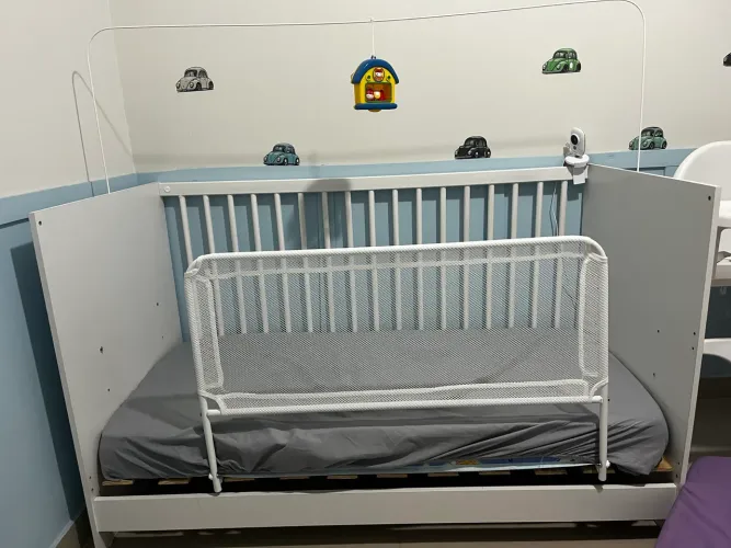 Berço 4 em 1 branco 