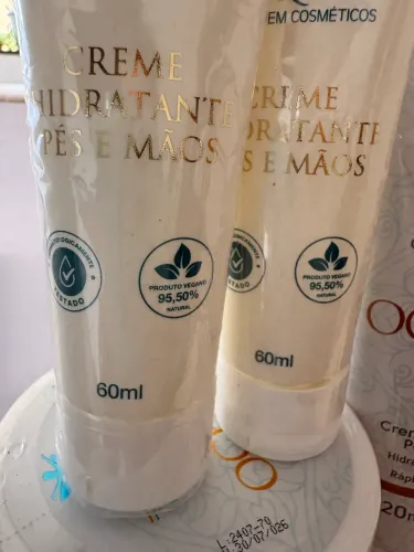 Produtos - cremes hidratantes para mãos e pés - salão de beleza