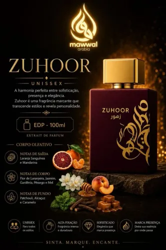 Perfume Árabe ZUHOOR PROMOÇÃO