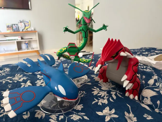 Pokémons lendários Kyogre, Groudon e Rayquaza