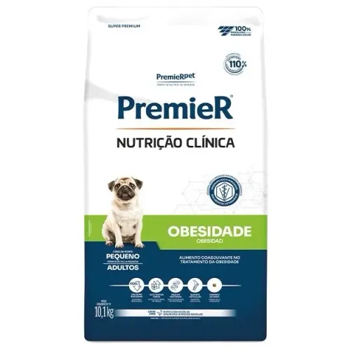 Ração Premier Nutrição Clínica Obesidade para cães adultos de raças pequenas