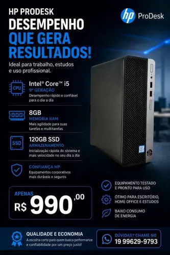 Computador HP Prodesk i5 9th