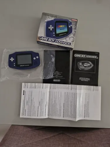 Game boy advanced original na caixa