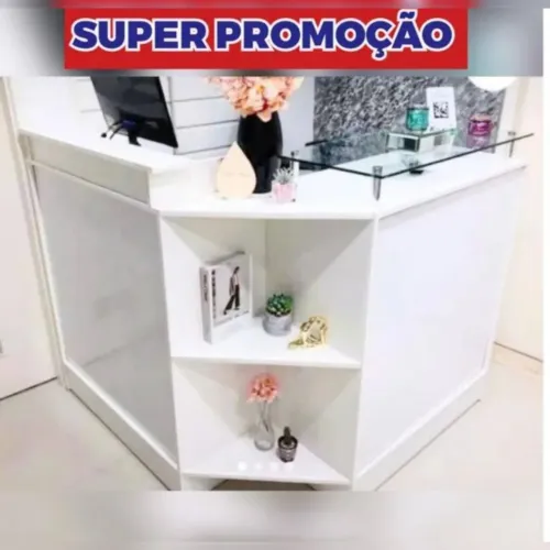 Balcão caixa em l promoção imperdível