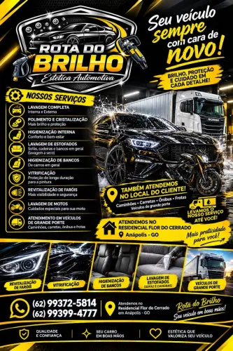 Estética Automotiva - Rota do Brilho