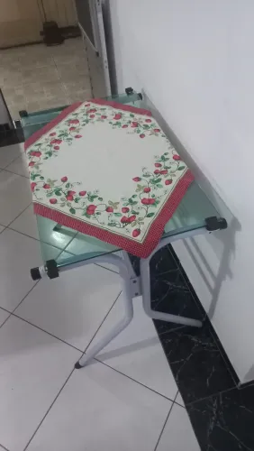 Mesa tampo vidro
