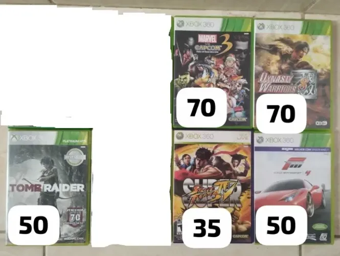 JOGOS XBOX 360 ORIGINAIS, PREÇOS NAS FOTOS