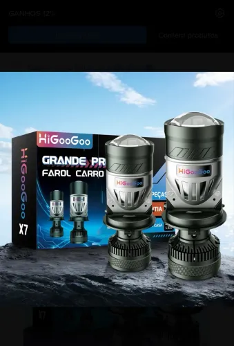 LED H4 - 180w - HiGooGoo (LÂMPADA PREMIUM) 