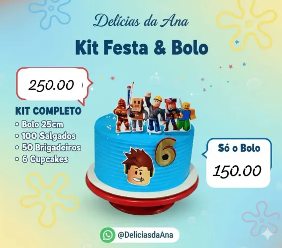Delicias da Ana kits festas e encomendas!