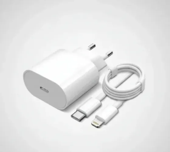 Carregador Turbo iPhone 20W Kit Completo com Cabo Rápido Lightning (Entrego)