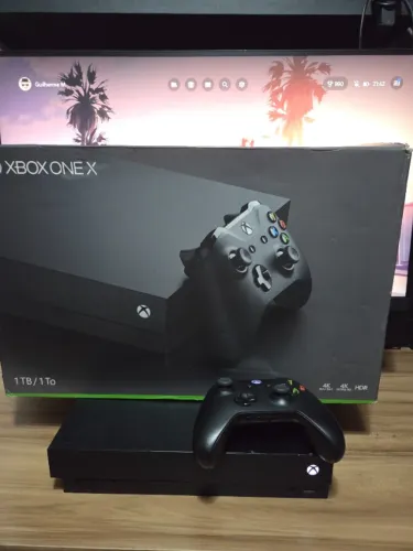 XBOX One X Com Caixa