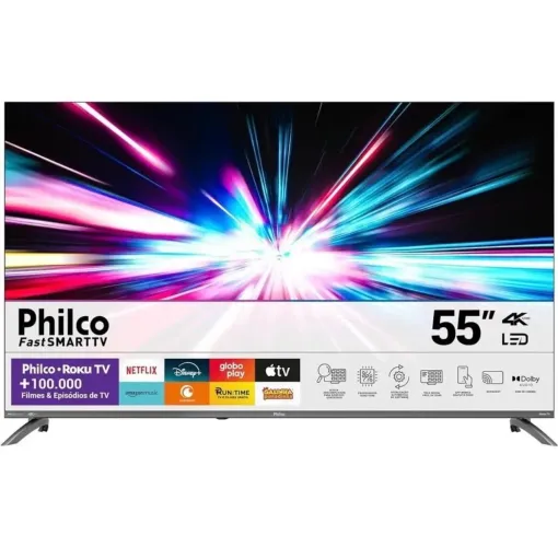 Smart Tv Philco 55 polegadas 4K Ultra Fina Produto Lacrado na Caixa Nova