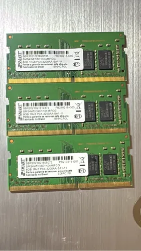 Memoria ddr4 8gb 3200 de notebook