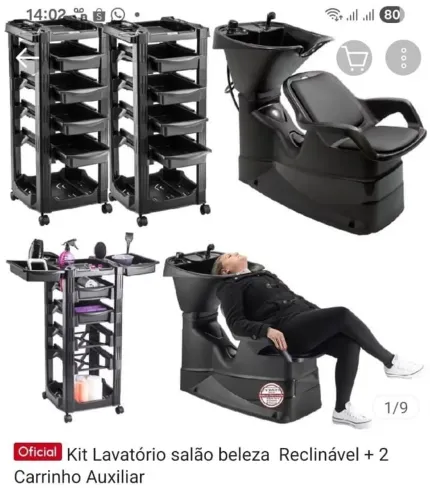 Equipamentos salão cabeleireiro