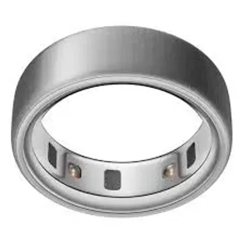 Oura Ring 4 - Brushed Silver size 8