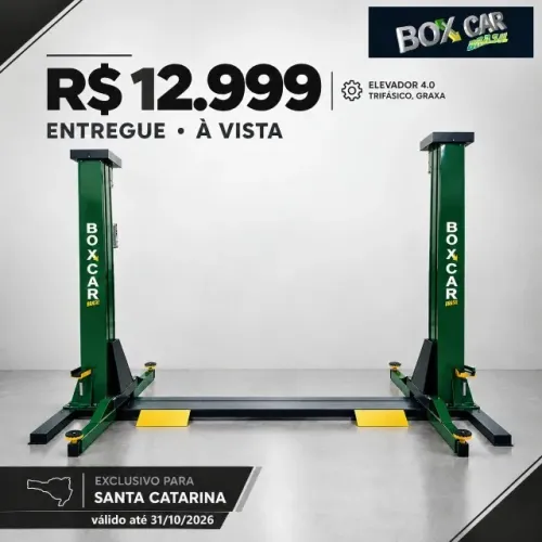 Elevador 4000kg Box Car Direto de Fábrica