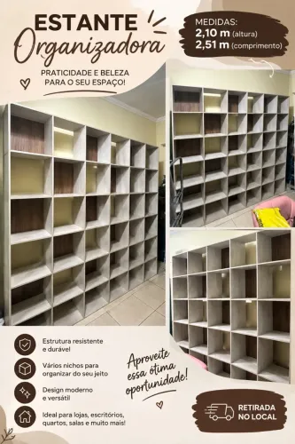 Estante Organizadora Loja Nicho