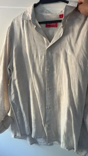Camisa de linho da reserva
