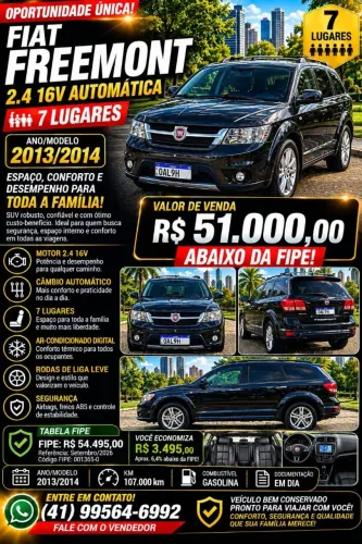 Fiat Freemont 2.4 16V 5P Aut. 2014
