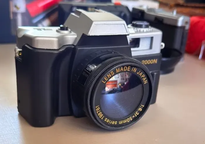 Câmera Vintage Image Master 2000n Anos 80 Caixa E Estojo
