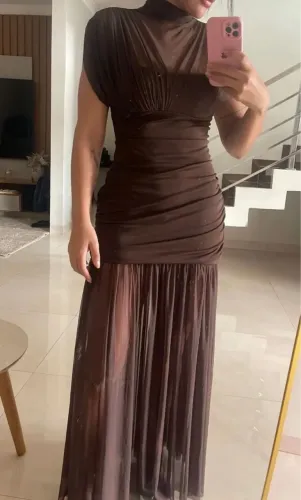 Vestido tule da Zara