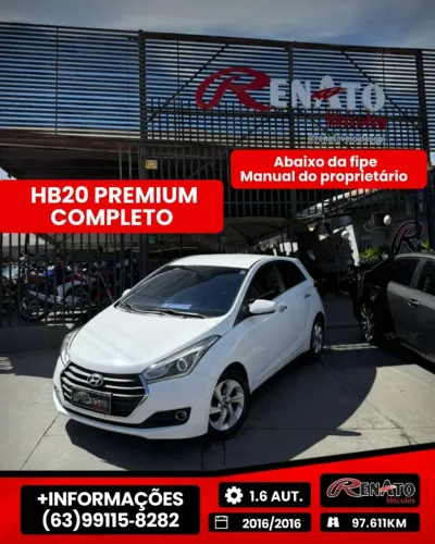 Hyundai HB20 Premium 1.6 Flex 16V Aut. 2016
