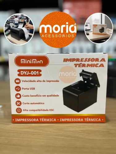 Impressora Térmica Minimen Dyj-001 Usb Com Corte Automático