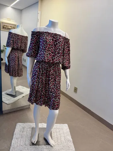 Vestido Brasil Animal Pint BRASIL EM GOTAS