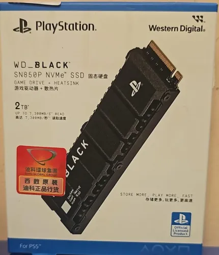 NVME PS5 WD BKACK 2TB