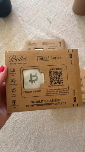 Carteira Cripto Ballet REAL Series Bitcoin - Nova/Lacrada