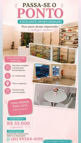 Ponto Comercial Doceria