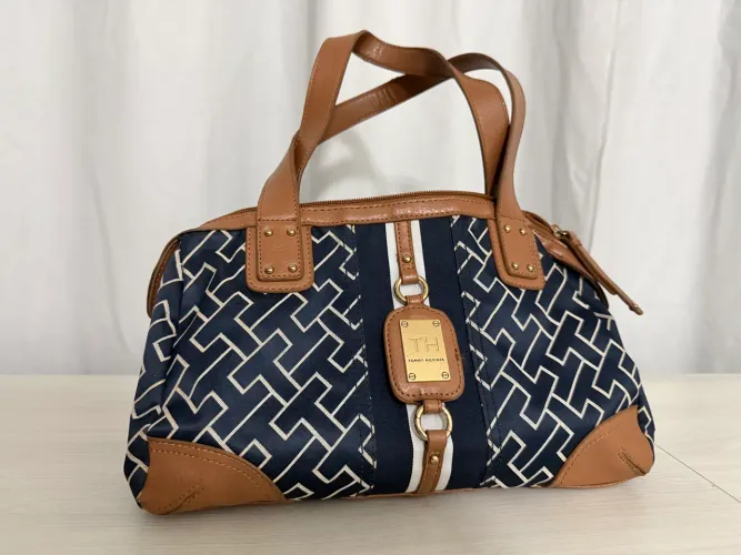 Bolsa de Ombro Tommy Hilfiger Azul Marinho 