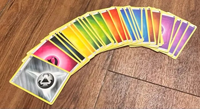 Cartinhas Pokémon originais energias contém 33