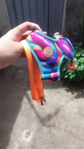 Peitoral e guia para cachorro pequeno