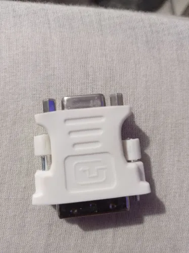 Adaptador Dvi-i 24+5 Pinos Macho P/ Vga 15 Pinos<br><br>Femea