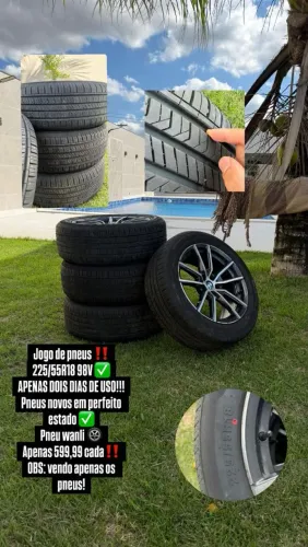 Pneus wanli 225/55 R18 98V NOVOS!!