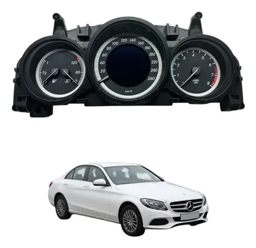 Painel Instrumentos Mercedes-benz C180 C200 1.8 2011 2014 Preto