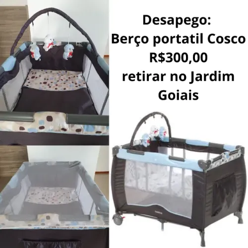 VENDO BERÇO PORTÁTIL COSCO CERCADINHO DE BEBE