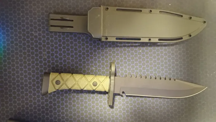 Faca tática militar, 34cm
