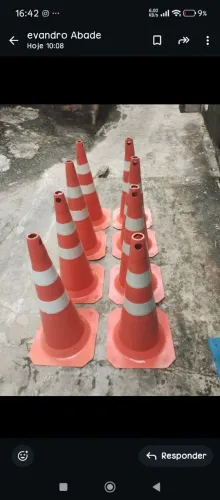 Cones para estacionamento 
